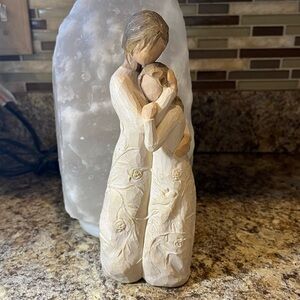 2008 Willow Tree Together Embracing Mother and Child Figurine